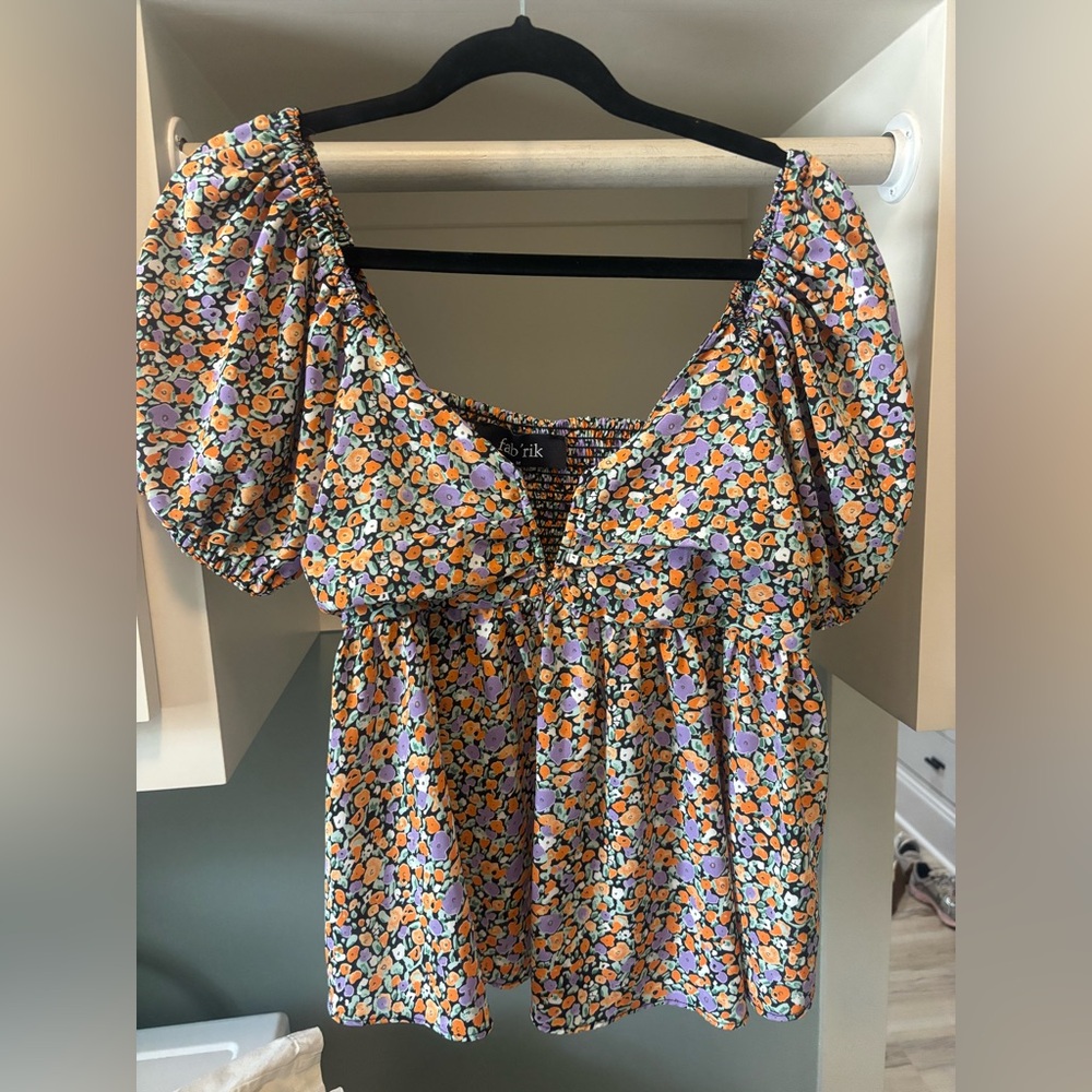 Fab'rik Multicolor Floral Blouse